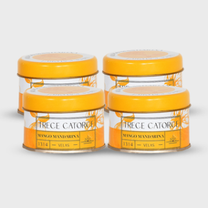 Vela con aroma coco