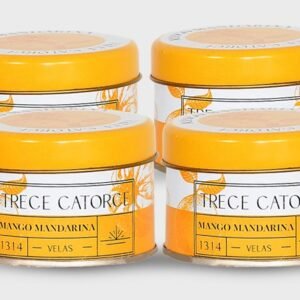 Vela con aroma mango