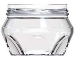 Envase de vidrio diamante