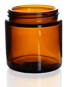 Envase de vidrio ámbar 120 gr
