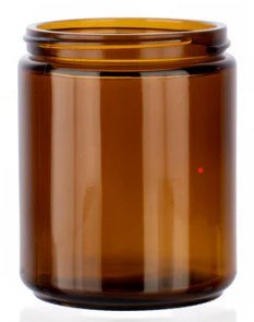 Envase de vidrio ámbar 240 gr