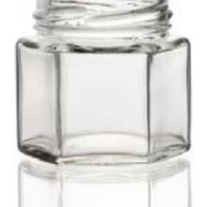 Envase de vidrio hexagonal 50 gr