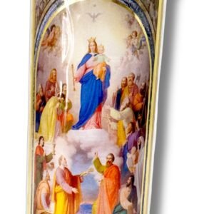 Velón PVC con imagen 20 cm